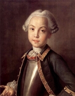 Argunow, Iwan Petrowitsch - Porträt von Graf Nikolai Petrowitsch Scheremetew als Kind