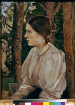 Wasnezow, Viktor Michailowitsch - Bildnis Tatjana Viktorowna Wasnezowa, Tochter des Künstlers
