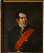 Mitoire, Benoît Charles - Porträt von Dichter Dmitri Ossipowitsch Baranow (1773-1834)