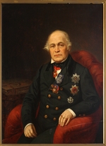 Unbekannter Künstler - Porträt von Graf Dmitri Nikolajewitsch Bludow (1785-1864)