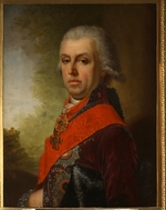 Unbekannter Künstler - Porträt von Dmitri Prokowjewitsch Troschtschinski (1754-1829)