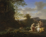 Poelenburgh, Cornelis, van - Landschaft mit Nymphen