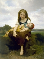 Bouguereau, William-Adolphe - Die ältere Schwester (La Soeur aînée)