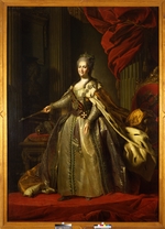Rokotow, Fjodor Stepanowitsch - Porträt der Kaiserin Katharina II. (1729-1796)