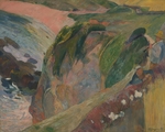 Gauguin, Paul Eugéne Henri - Flageolett-Spieler auf der Klippe