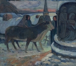 Gauguin, Paul Eugéne Henri - Die Heilige Nacht (Die Segnung der Ochsen)