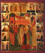 Russische Ikone - Mariä Einführung in den Tempel