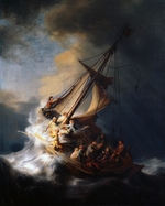 Rembrandt van Rhijn - Der Sturm auf dem See Genezareth