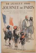 Poulbot, Francisque - Journée de Paris. 14 Juillet 1916