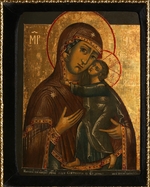 Russische Ikone - Die Gottesmutter von Tolga (Sogenannte Tolgskaja)