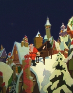 Unbekannter Künstler - Weihnachtskarte