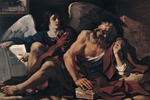 Guercino - Heiliger Matthäus und der Engel
