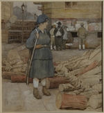 Wachramejew, Alexander Iwanowitsch - Eine Milizionärin