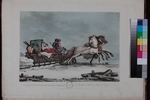 Dubourg, Matthew - Winterliche Pferdeschlittenfahrt in Russland