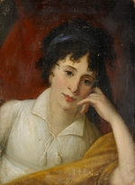 Mosnier, Jean Laurent - Porträt von Ekaterina Fjodorowna Murawjowa-Apostol, geb. Kolokolzewa (1771-1848)