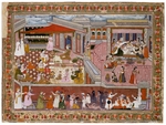 Indische Kunst - Geburt in einem Palast