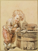 Greuze, Jean-Baptiste - Knabe mit zerbrochenem Ei