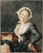 Fragonard, Jean Honoré - Das Mädchen mit dem Murmeltier