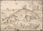 Bruegel (Brueghel), Pieter, der Ältere - Die großen Fische fressen die kleinen