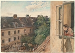 Alt, Rudolf von - Blick in die Alservorstadt