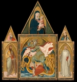 Lorenzetti, Ambrogio - Polyptychon der Badia a Rofeno
