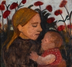 Modersohn-Becker, Paula - Junge Frau mit dem Kind