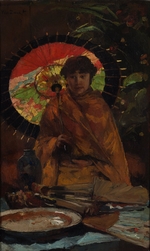 Zwart, Willem de - Mädchen mit japanischem Schirm