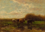Maris, Willem - Kühe am Abend