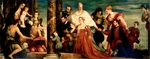 Veronese, Paolo - Die Madonna mit der Familie Cuccina