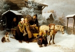 Nordenberg, Bengt - Das Verlassen des Elternhauses (Szene von Dalarna)