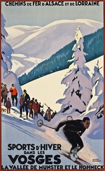 Broders, Roger - Sports d'Hiver dans les Vosges (Plakat)