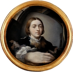 Parmigianino - Selbstbildnis im Konvexspiegel