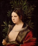 Giorgione - Bildnis einer jungen Frau (Laura)