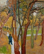 Gogh, Vincent, van - Der Garten des Hospitals Saint-Paul (Fallende Blätter)