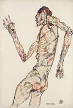 Schiele, Egon - Der Tänzer