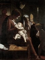 Cambiaso (Cambiasi), Luca - Madonna mit der Kerze