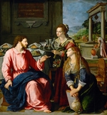 Allori, Alessandro - Christus im Hause von Martha und Maria