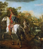 Bellotto, Bernardo - Reiterbildnis eines Husarenoffiziers
