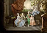 Zoffani, Johann - Prinz Ludwig von Parma (1773-1803) mit seinen drei ältesten Geschwistern Karoline (1770-1804), Marie Antonie (1774-1841) und Cha