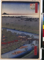 Hiroshige, Utagawa - Die Yanagishima Insel (Einhundert Ansichten von Edo)