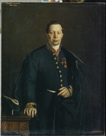 Tjutriumow, Nikanor Leontiewitsch - Porträt von Maler Pjotr Bassin (1793-1877)