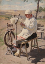 Winogradow, Sergei Arssenjewitsch - Die Spinnerin