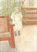 Larsson, Carl - Mädchen und Schaukelsessel