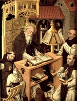 Meister von Monasterio de Santa María del Parral - Der heilige Hieronymus im Skriptorium