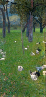 Klimt, Gustav - Nach dem Regen (Garten mit Hühnern in St. Agatha)