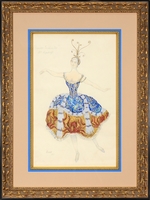 Bakst, Léon - La Princesse Enchantée. Kostümentwurf zum Ballett The Sleeping Princess