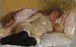 Repin, Ilja Jefimowitsch - Natalia Nordman, schlafend