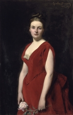 Carolus-Duran, Charles Émile Auguste - Porträt von Fürstin Anna Alexandrowna Obolenskaja (1861-1917)