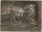 Wladimirow, Iwan Alexejewitsch - Verhaftet und hingerichtet (Aus der Aquarellserie Russische Revolution)