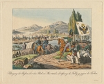 Unbekannter Künstler - Übergang der Russen über den Pruth im Mai 1828